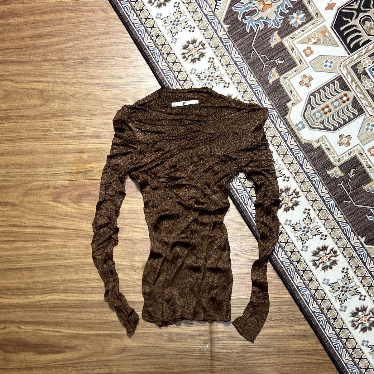 Japanese Brand × Pleats Please Issey Miyake × Sly Guild Sly Mini Dress Size S / US 4 / IT 40 - 1 Thumbnail