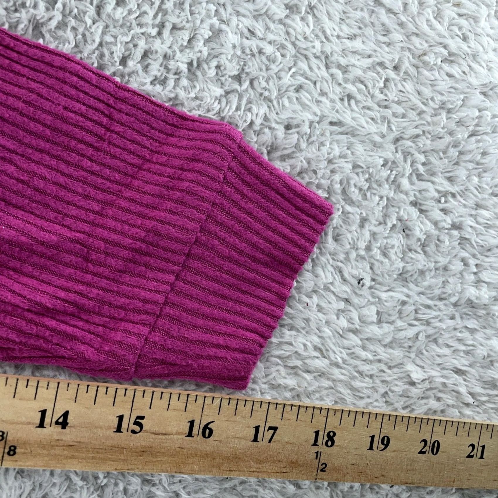 Vintage LuLaRoe Shirt Womens XL Purple Ribbed Long Sleeve Pullover Stretch Crewneck Lulu Size XL / US 12-14 / IT 48-50 - 6 Thumbnail