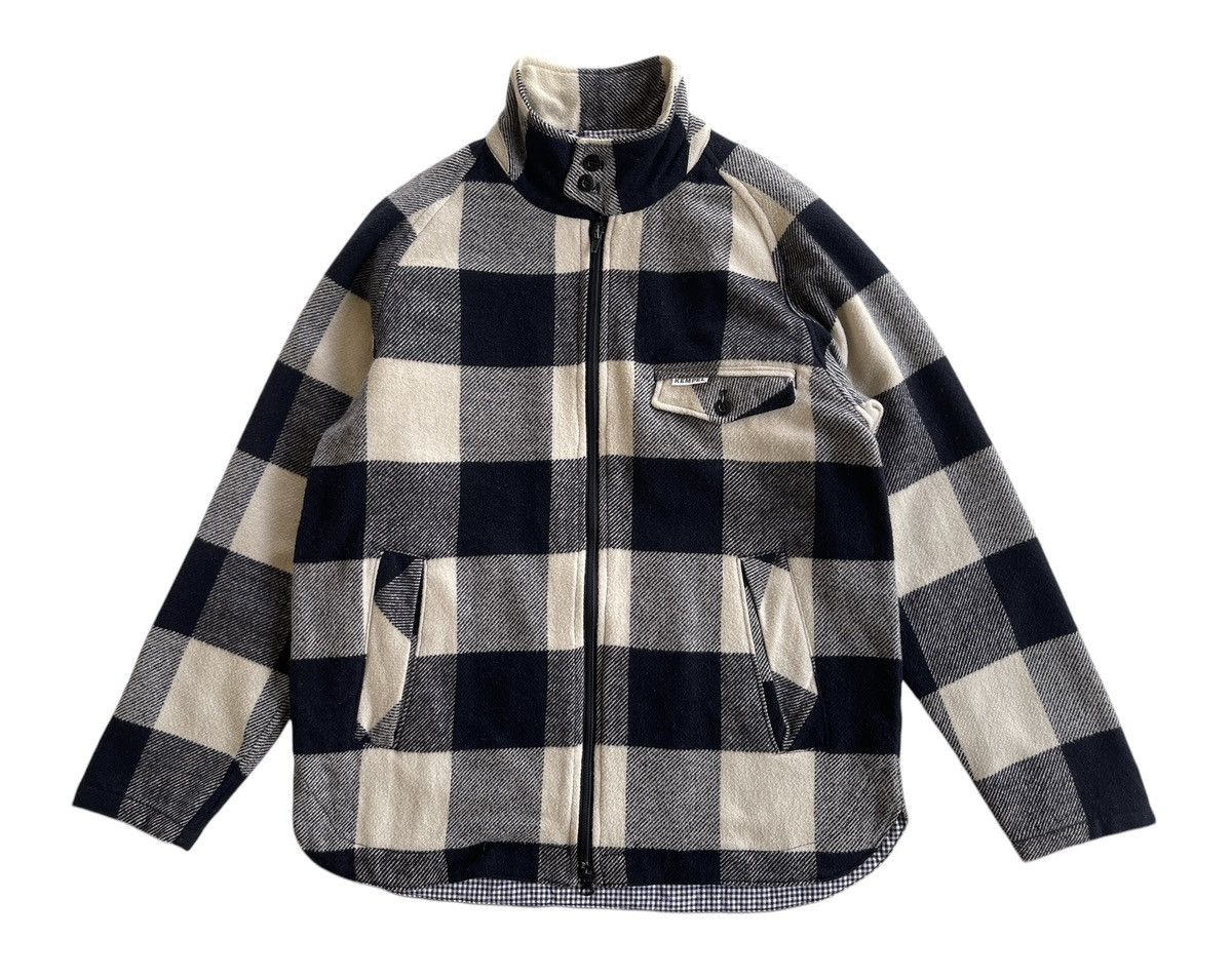 Vintage Vintage Kempel Checkered Zipper Jacket Size US M / EU 48-50 / 2 - 2 Thumbnail