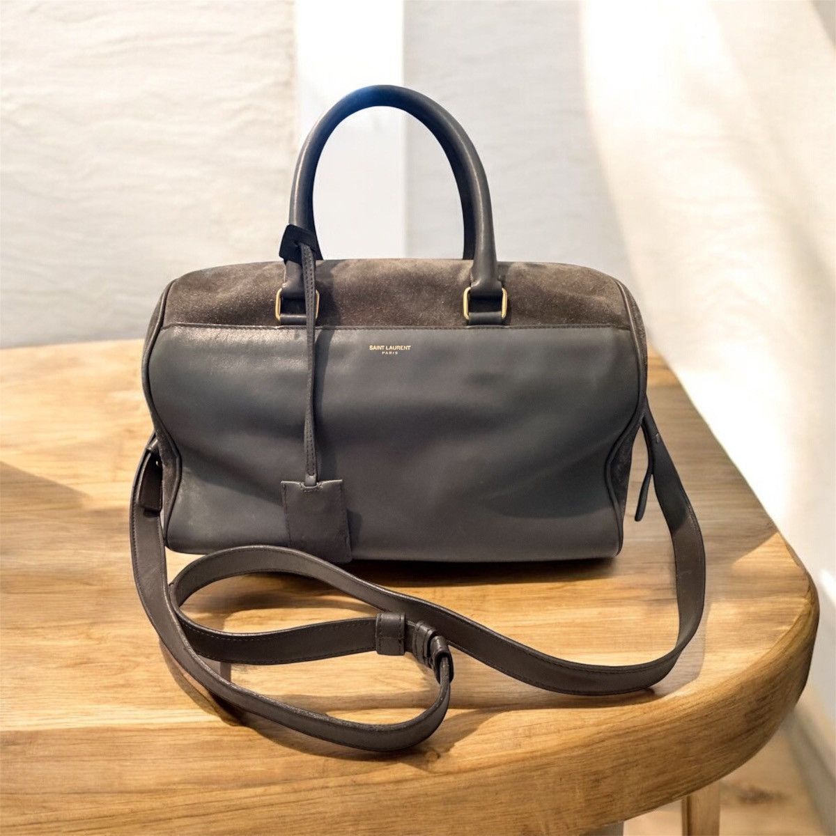 Yves Saint Laurent Saint Lauren Mini Duffle Grey Size ONE SIZE - 1 Thumbnail