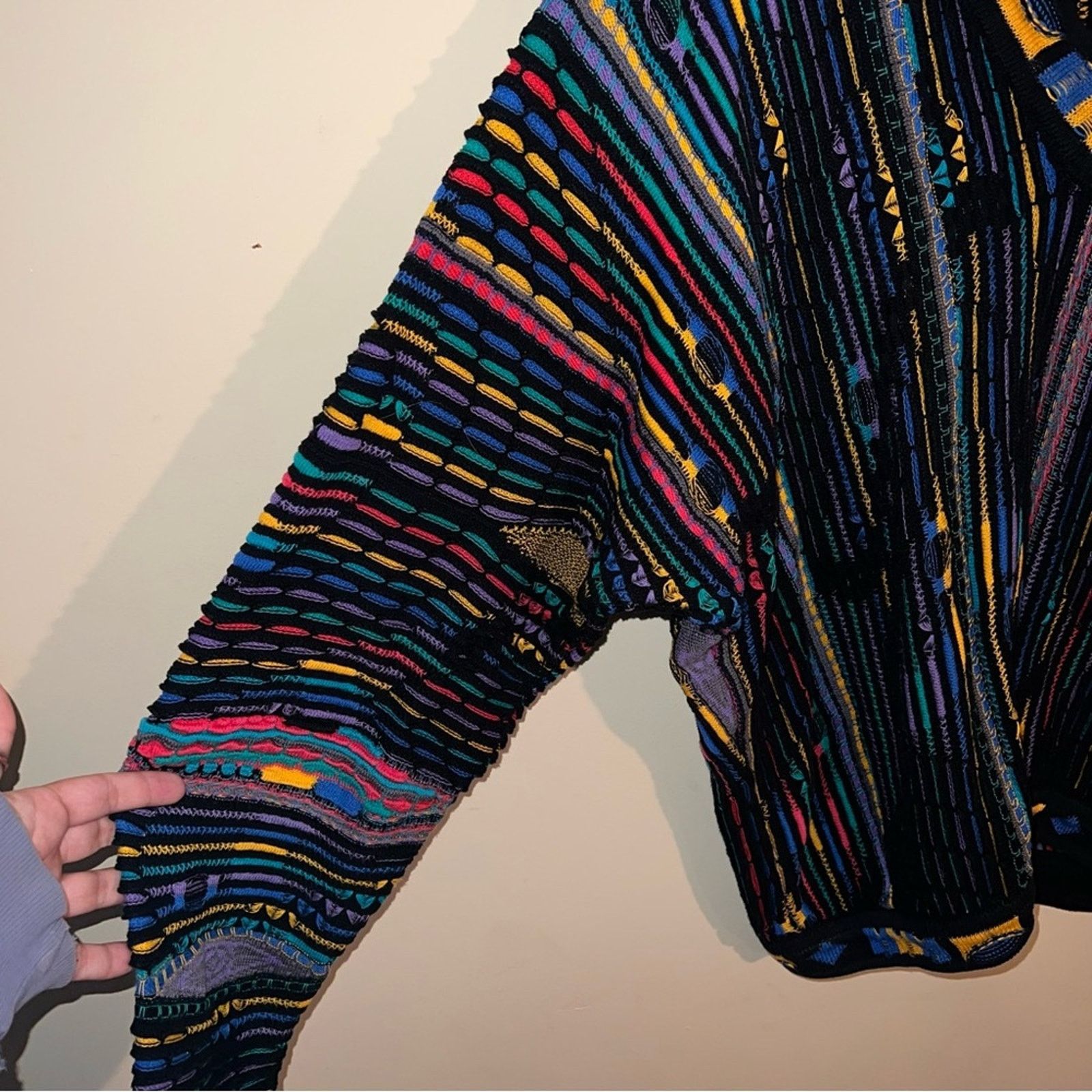 Coogi VNTG COOGI 90s tundra style rainbow sweater L Size XL / US 12-14 / IT 48-50 - 5 Thumbnail