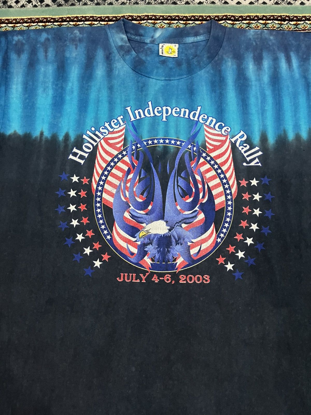 Rap Tees 💥TRUE VINTAGE 2005 INDEPENDENCE RALLY TIE DYE TEE Size US XL / EU 56 / 4 - 3 Thumbnail
