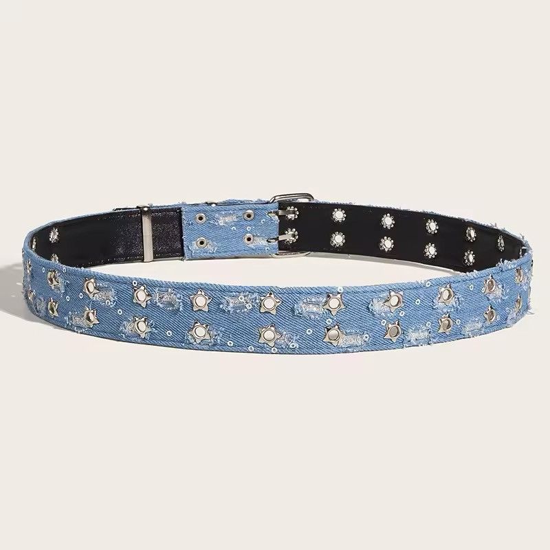 Canvas × Vintage Unisex Double Grommet Belt Size ONE SIZE - 4 Thumbnail
