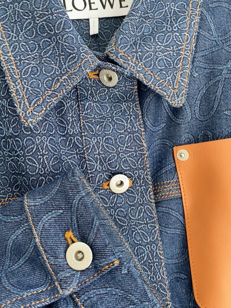 Loewe Loewe Full-print button denim jacket Size XXS / US 00 / IT 34 - 3 Thumbnail