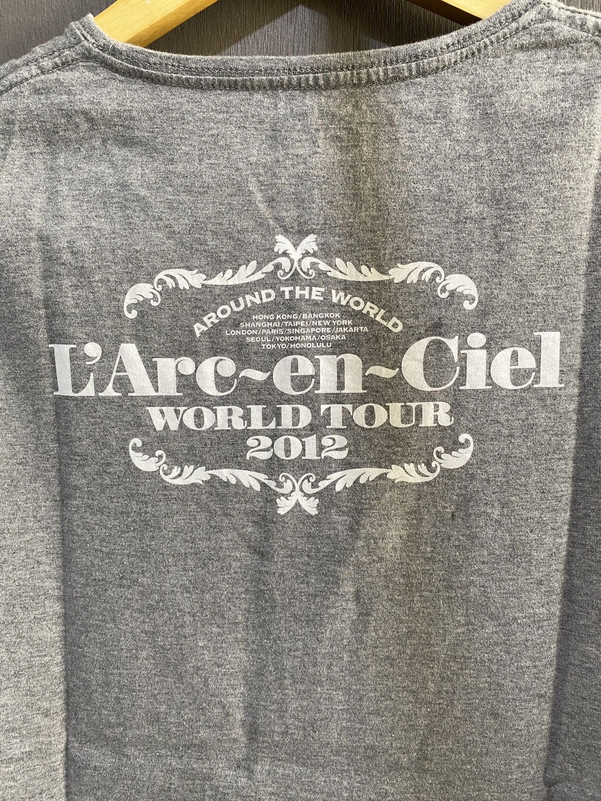 Band Tees L’Arc En Ciel World Tour 2012 Japanese Band Size US M / EU 48-50 / 2 - 5 Thumbnail