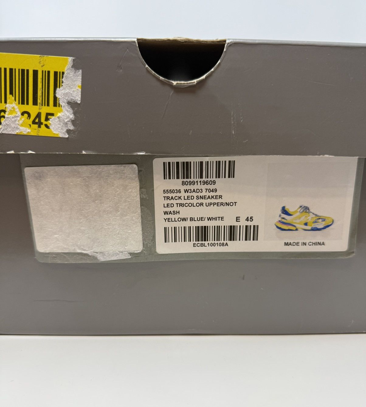 Balenciaga Balenciaga Track LED Sneaker Yellow/Blue Size US 12 / EU 45 - 10 Thumbnail
