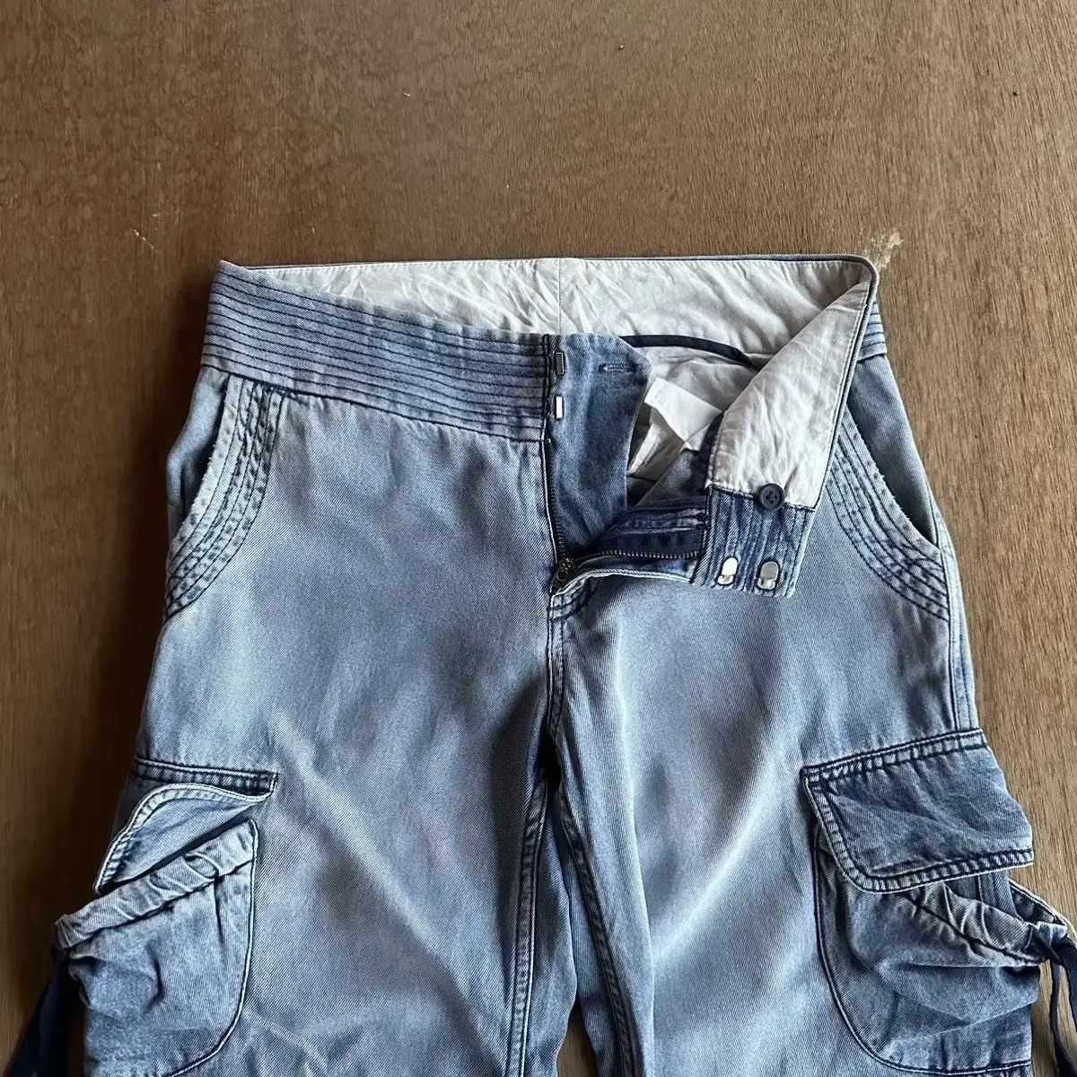 Japanese Brand GRAILS!! Japanese Brand GAP Jean Bondage Cropped Denim Pants Size US 29 - 10 Thumbnail