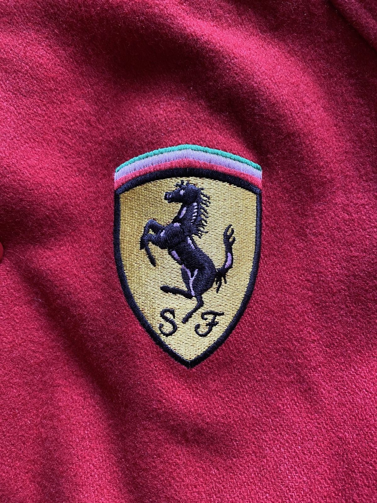 Ferrari Vtg Ferrari Varsity Jacket 1996 Size US L / EU 52-54 / 3 - 4 Thumbnail