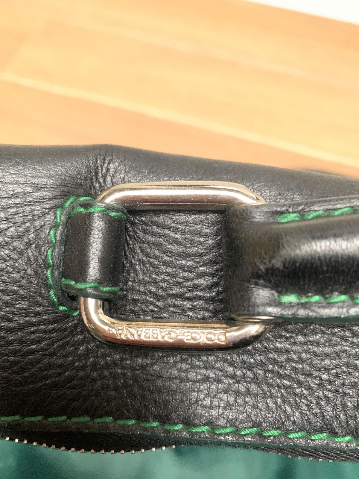 Dolce & Gabbana ARCHIVAL Dolce & Gabbana Multi-Zip Leather Work Bag Size ONE SIZE - 9 Thumbnail