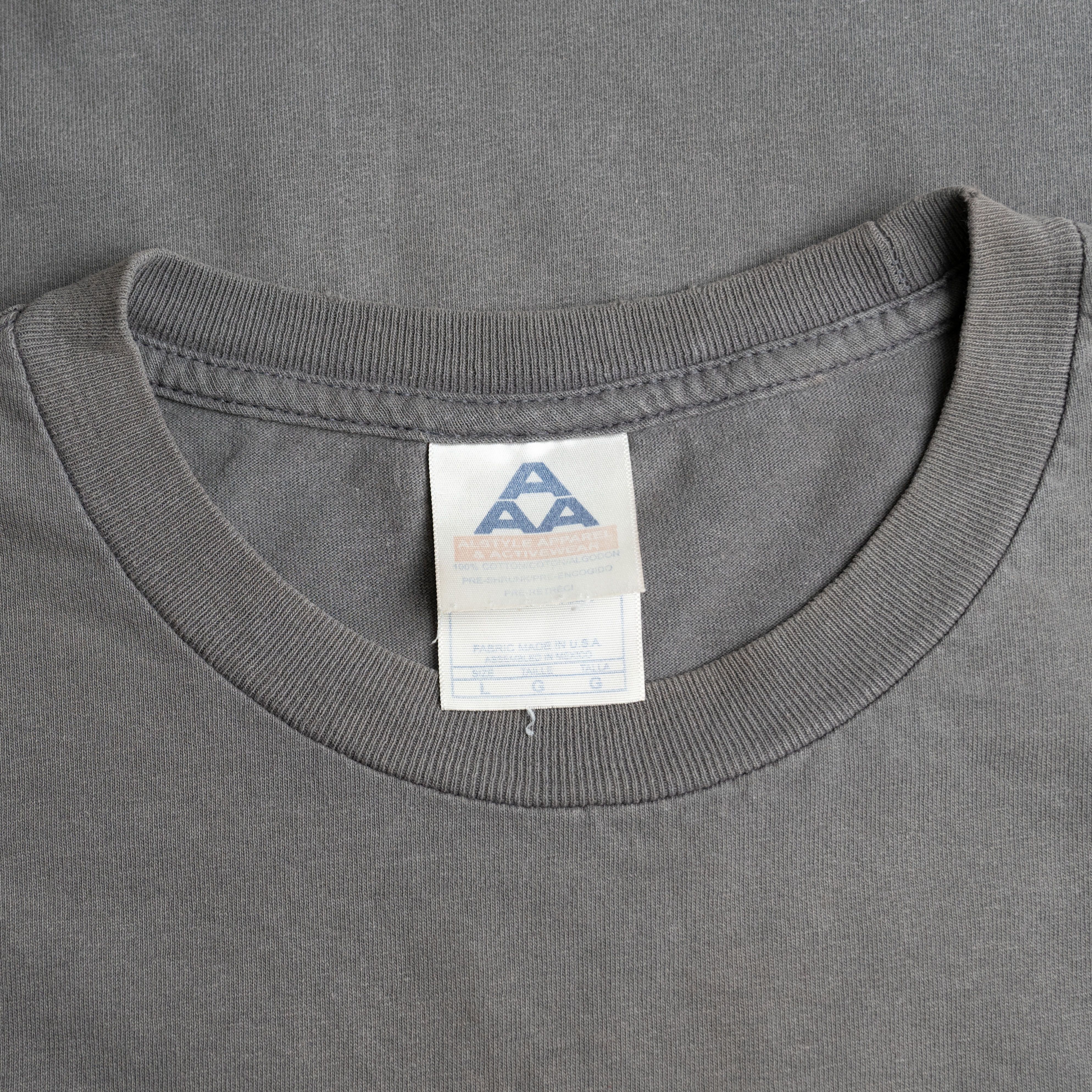 Alstyle Vintage 2000's Jewish Camp Modin Maine Faded Tee Shirt Size US L / EU 52-54 / 3 - 3 Thumbnail