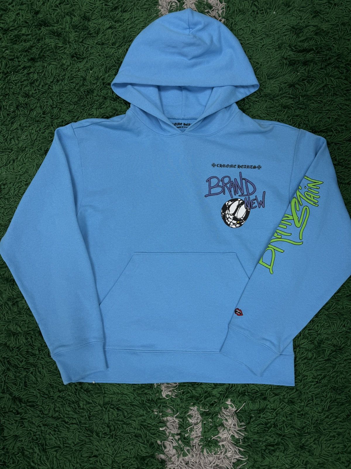 image of Chrome Hearts Matty Boy Hoodie Size S in Blue, Men's