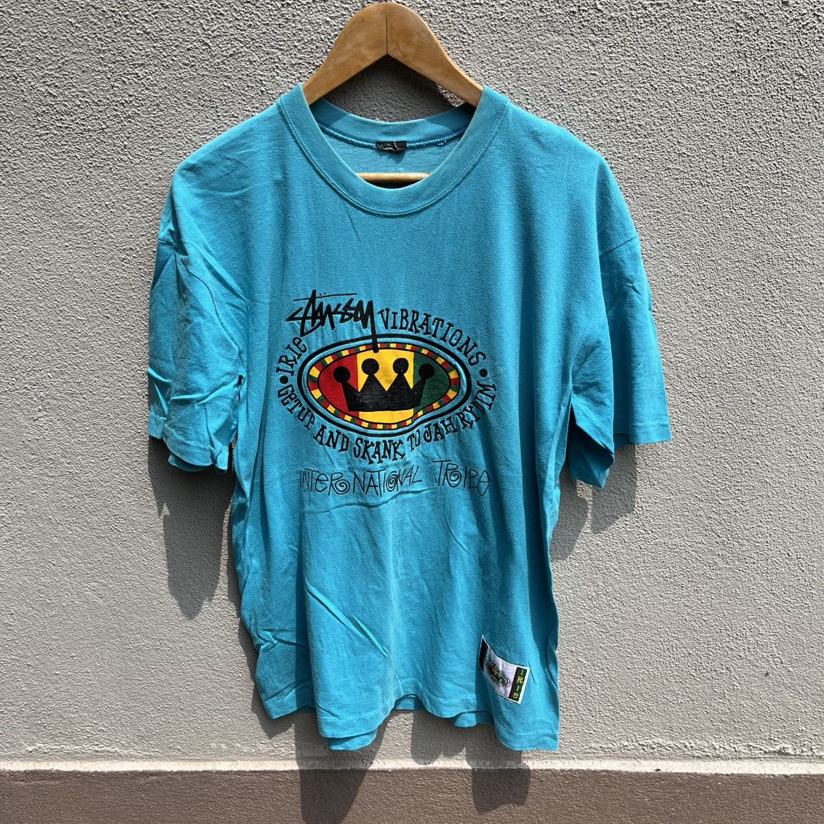 Stussy Vintage STUSSY irie rasta tee vibrations Size US M / EU 48-50 / 2 - 1 Thumbnail