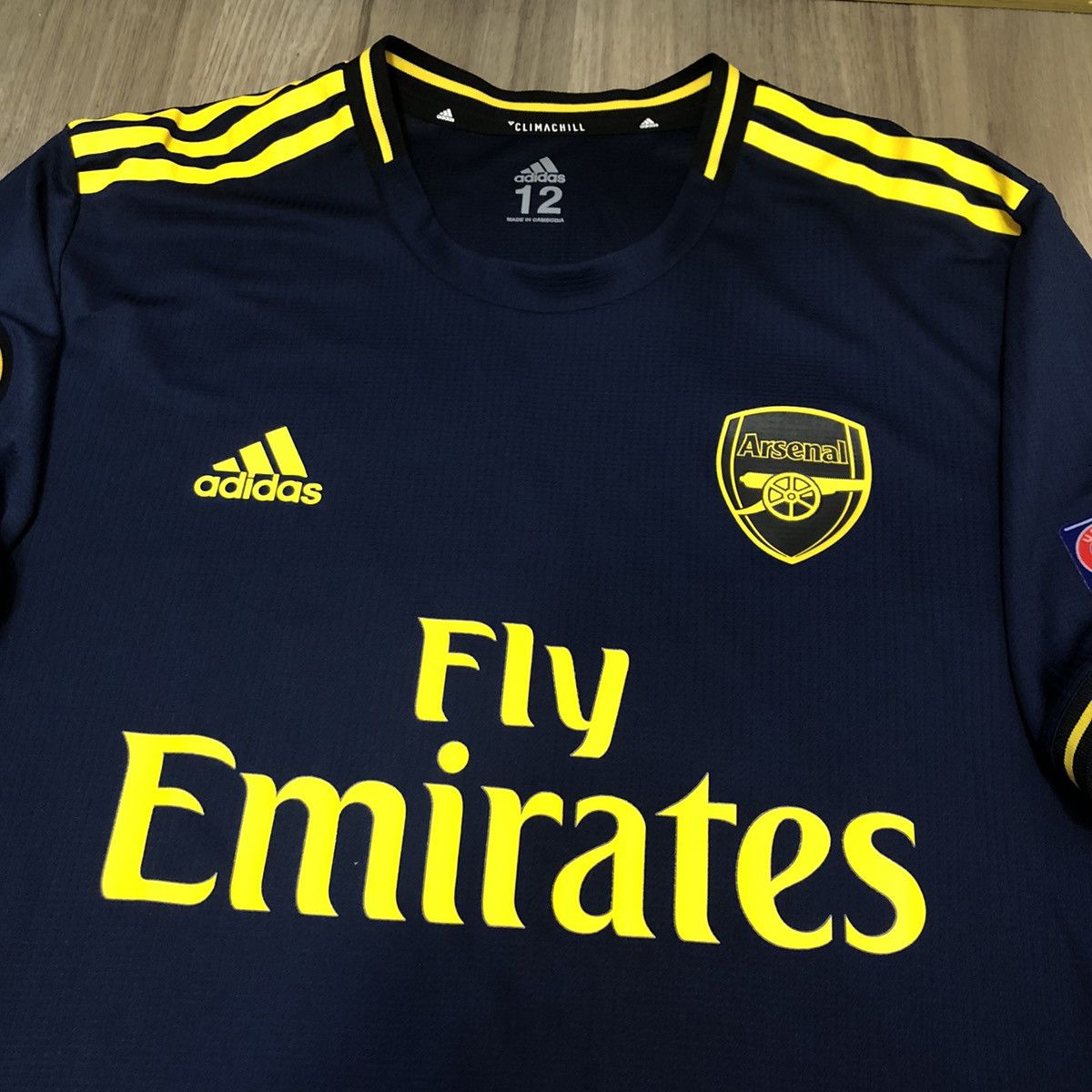 Adidas Arsenal 19/20 player issue away shirt #23 David Luiz Size US XXL / EU 58 / 5 - 3 Thumbnail