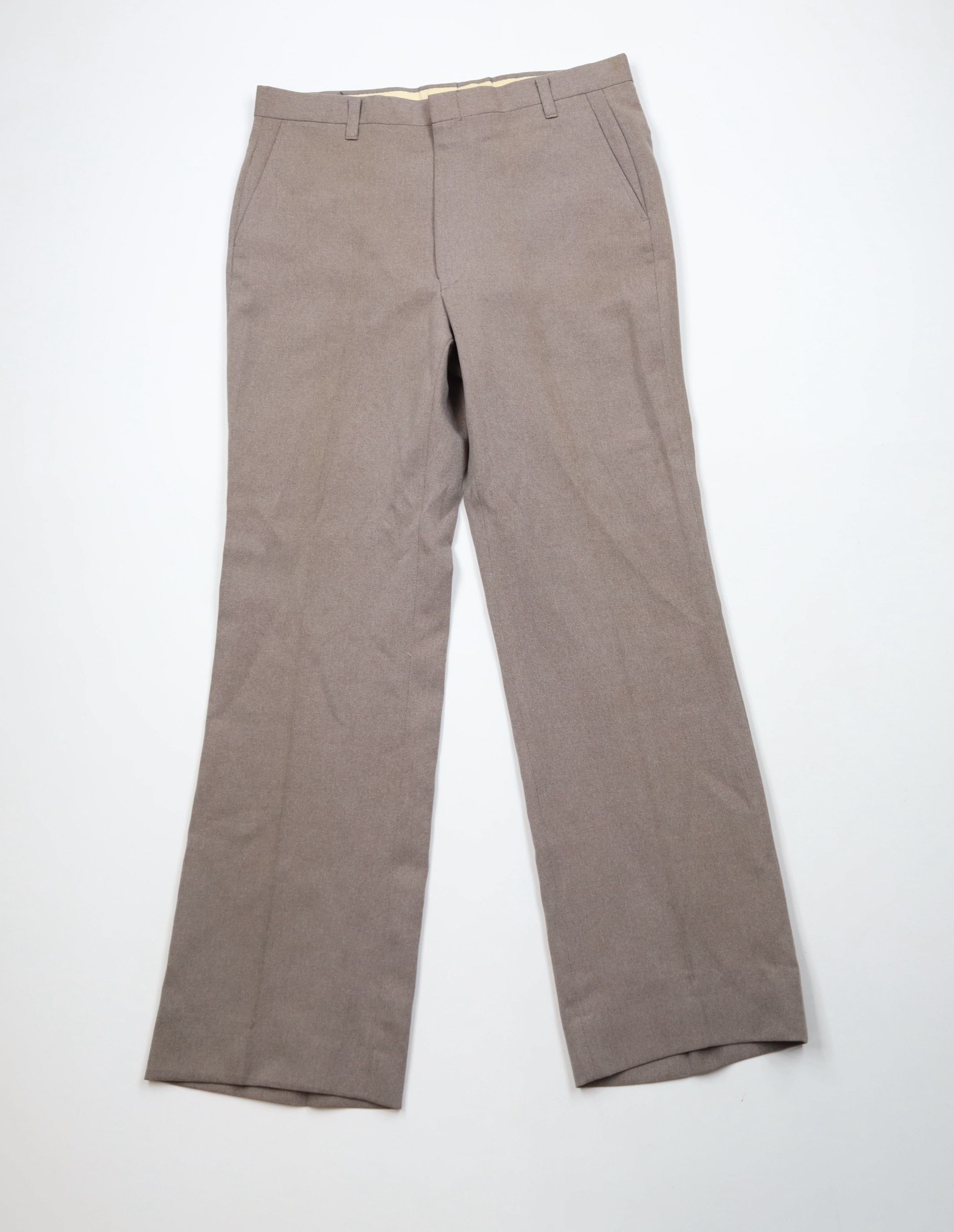 Vintage Vintage 70s Streetwear Knit Bell Bottoms Chino Pants USA Size US 34 / EU 50 - 1 Thumbnail