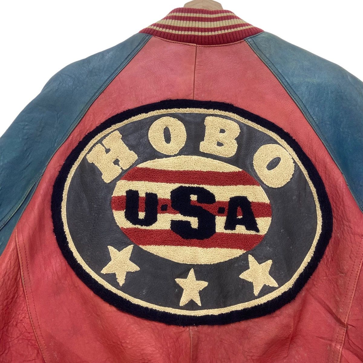 Hobo Vtg North Beach Leather Michael Hoban 8 Ball Leather Jacket Size US M / EU 48-50 / 2 - 5 Thumbnail