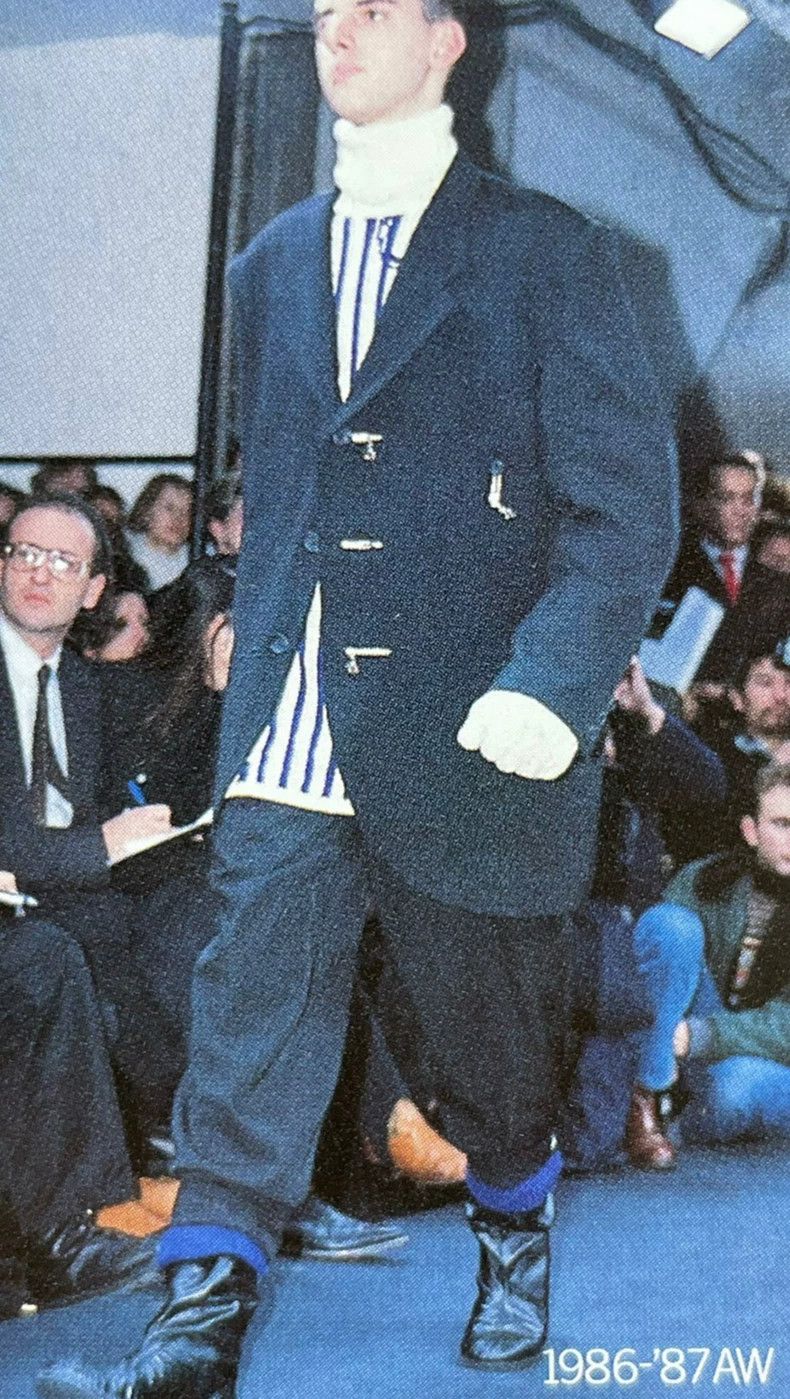 Yohji Yamamoto Yohji Yamamoto size 4 80s replica blazer 2504-Nextarrow Size 38R - 6 Thumbnail