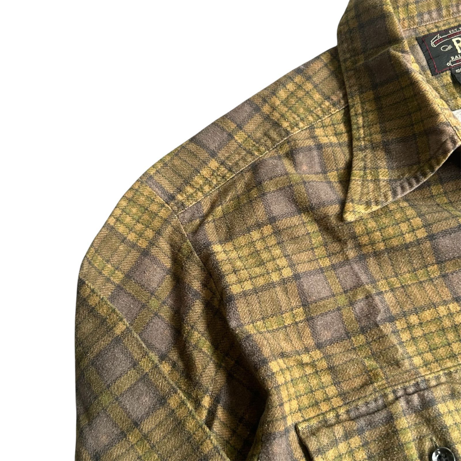 RRL Ralph Lauren Ralph Lauren RRL Double RL Psychedelic Plaid Tartan Faded Size US S / EU 44-46 / 1 - 6 Thumbnail