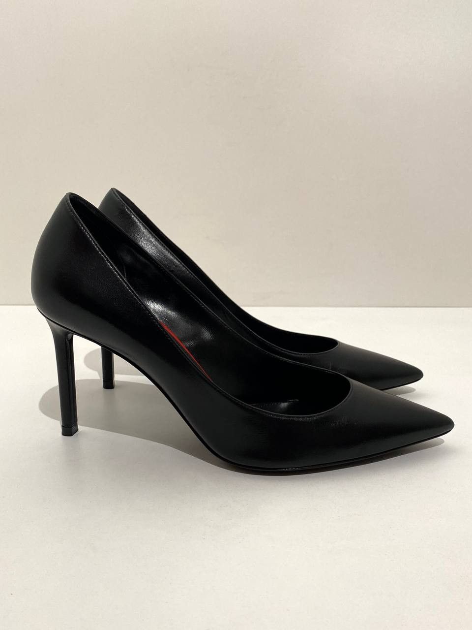 Saint Laurent Paris Saint Laurent Paris Anja Opium Leather Pointed Pumps Heels Size US 6.5 / IT 36.5 - 5 Thumbnail
