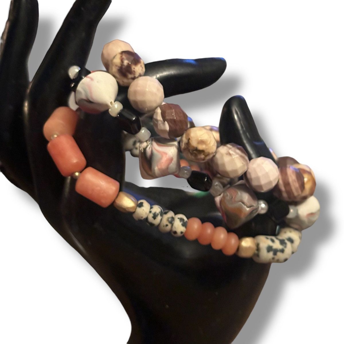 Other Natural stone stretch bead bracelets Size ONE SIZE - 3 Thumbnail