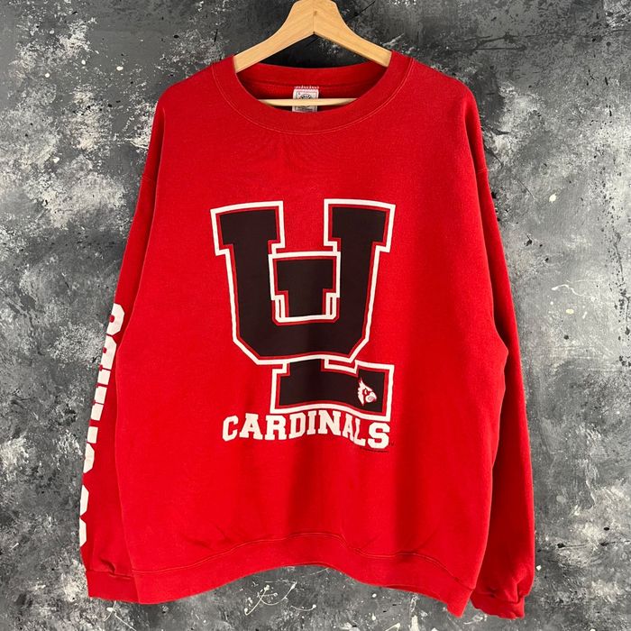Vintage Louisville Cardinals Sweatshirt Mens XL Red Crewneck 90's USA Made
