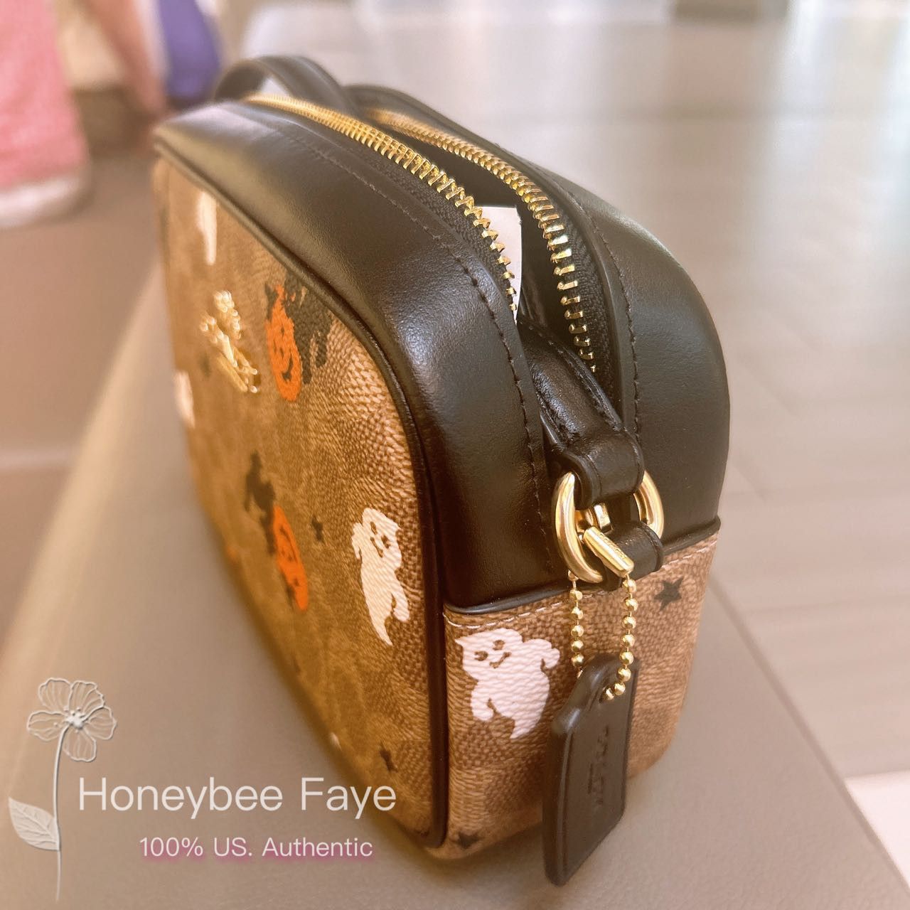 Coach Mini Jamie Camera Bag cw432 In Signature Canvas Halloween Size ONE SIZE - 5 Thumbnail