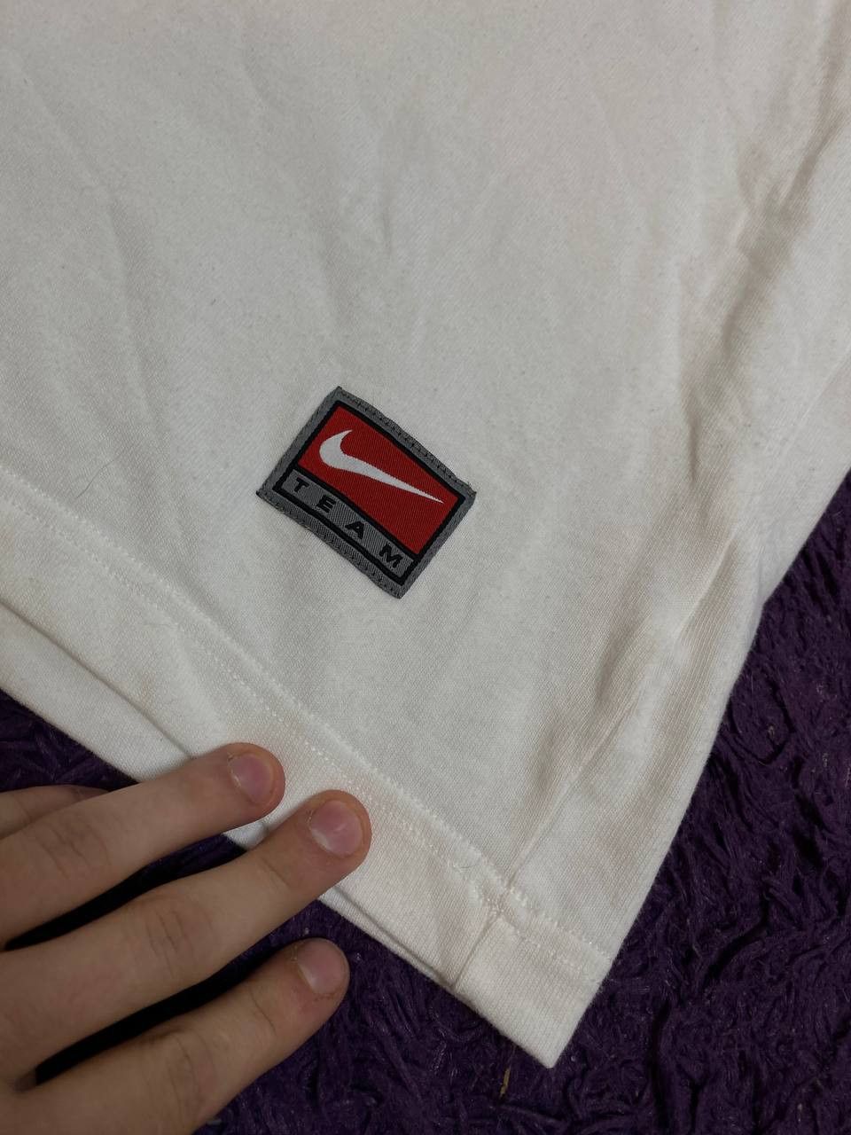 Nike Y2K white Long Sleeve Nike Vintage logo BTCELLNET Size US M / EU 48-50 / 2 - 8 Thumbnail