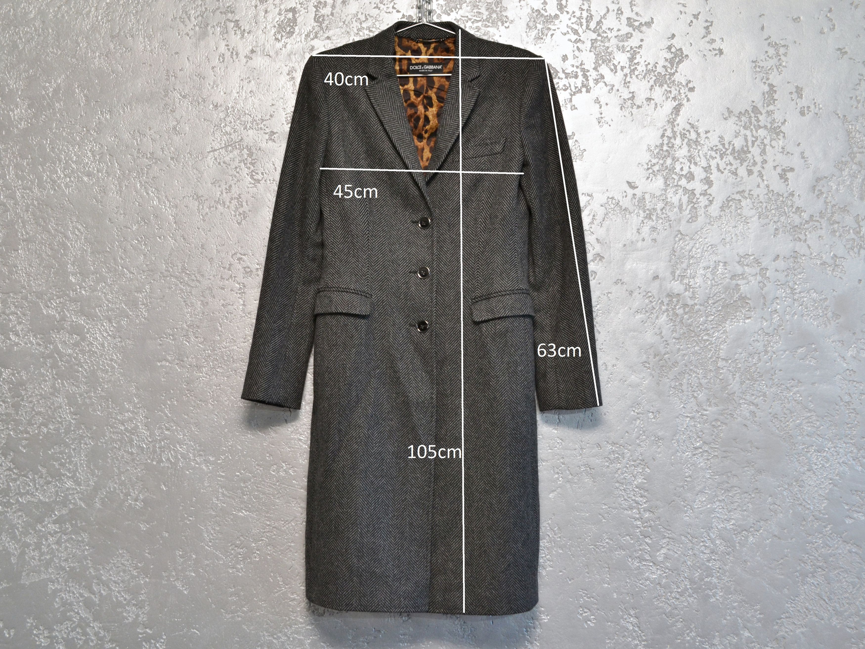 Dolce & Gabbana Dolce & Gabbana Wool Trench Coat Women Gray Size 40 Size M / US 6-8 / IT 42-44 - 2 Thumbnail