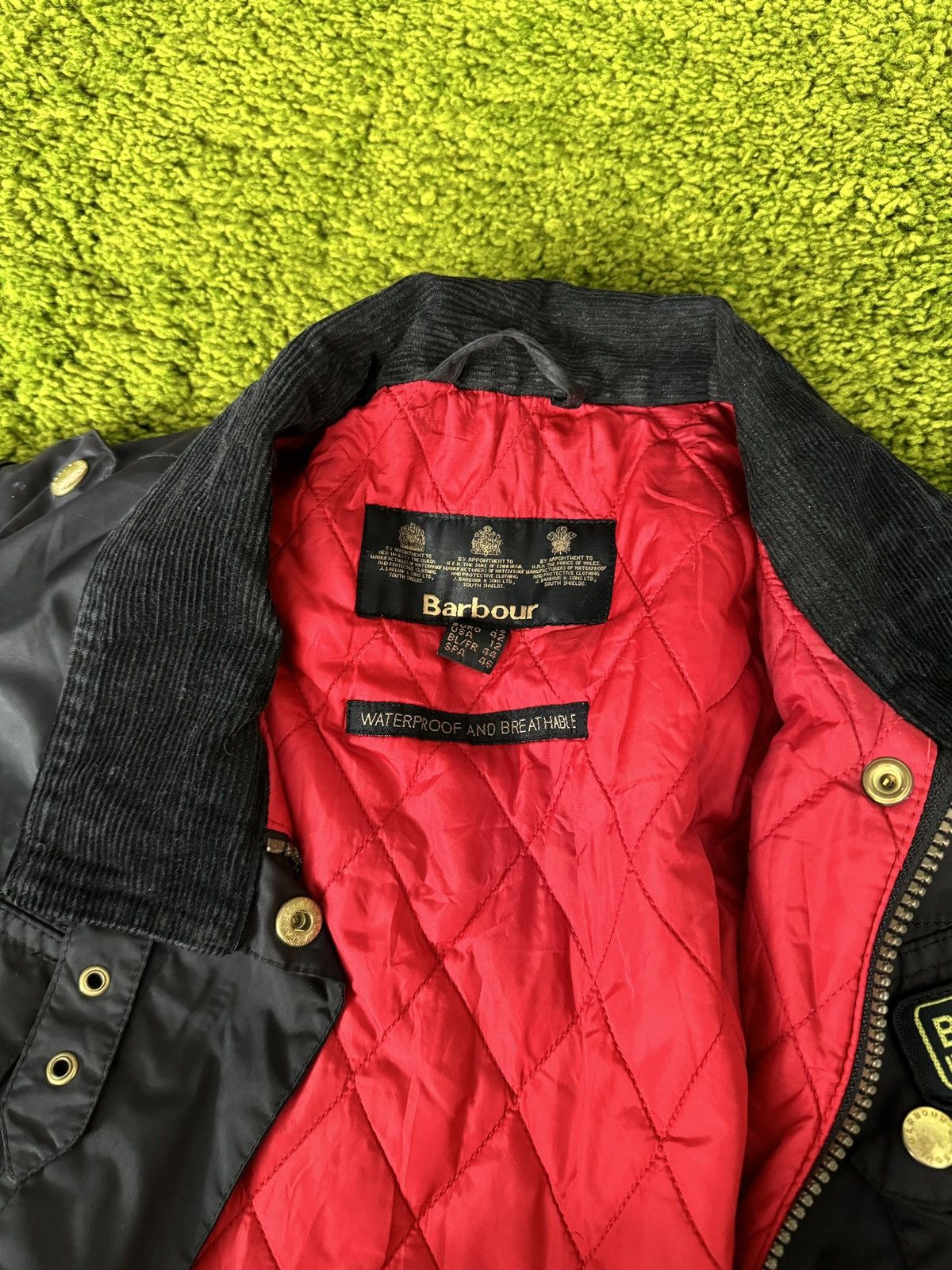 Barbour × Designer Barbour International nylon belted jacket Size XL / US 12-14 / IT 48-50 - 4 Thumbnail