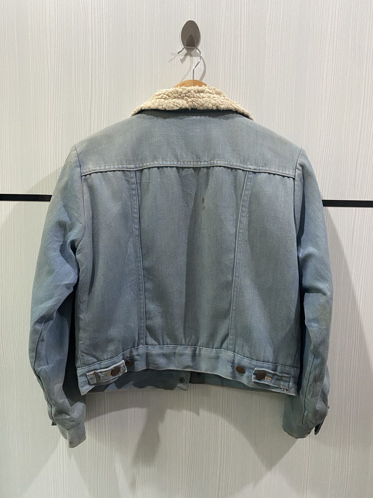 Vintage × Wrangler Vintage 70s Wrangler Sherpa Denim Jacket Size US S / EU 44-46 / 1 - 4 Thumbnail