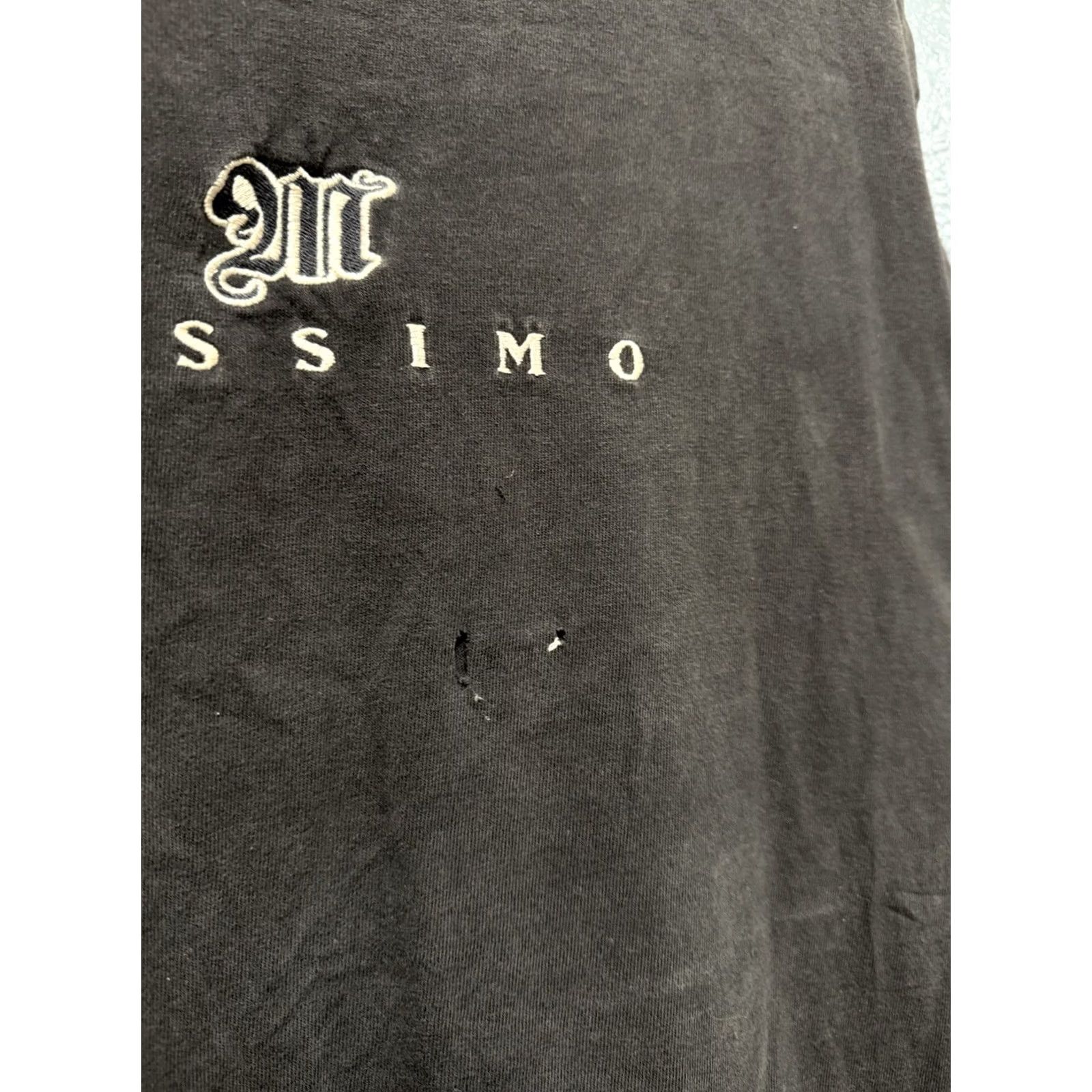 Mossimo VINTAGE Mossimo Embroidered Black Cotton Tee Shirt XL USA Made 90s Mens T-Shirt Size US XL / EU 56 / 4 - 4 Thumbnail