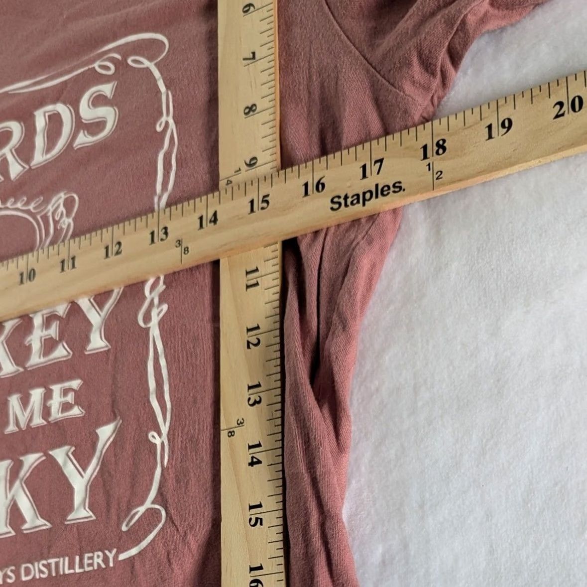 Vintage Mauve T-Shirt Beards & Whiskey Makes Me Frisky Graphic Humor Novelty Womens M Size M / US 6-8 / IT 42-44 - 5 Thumbnail