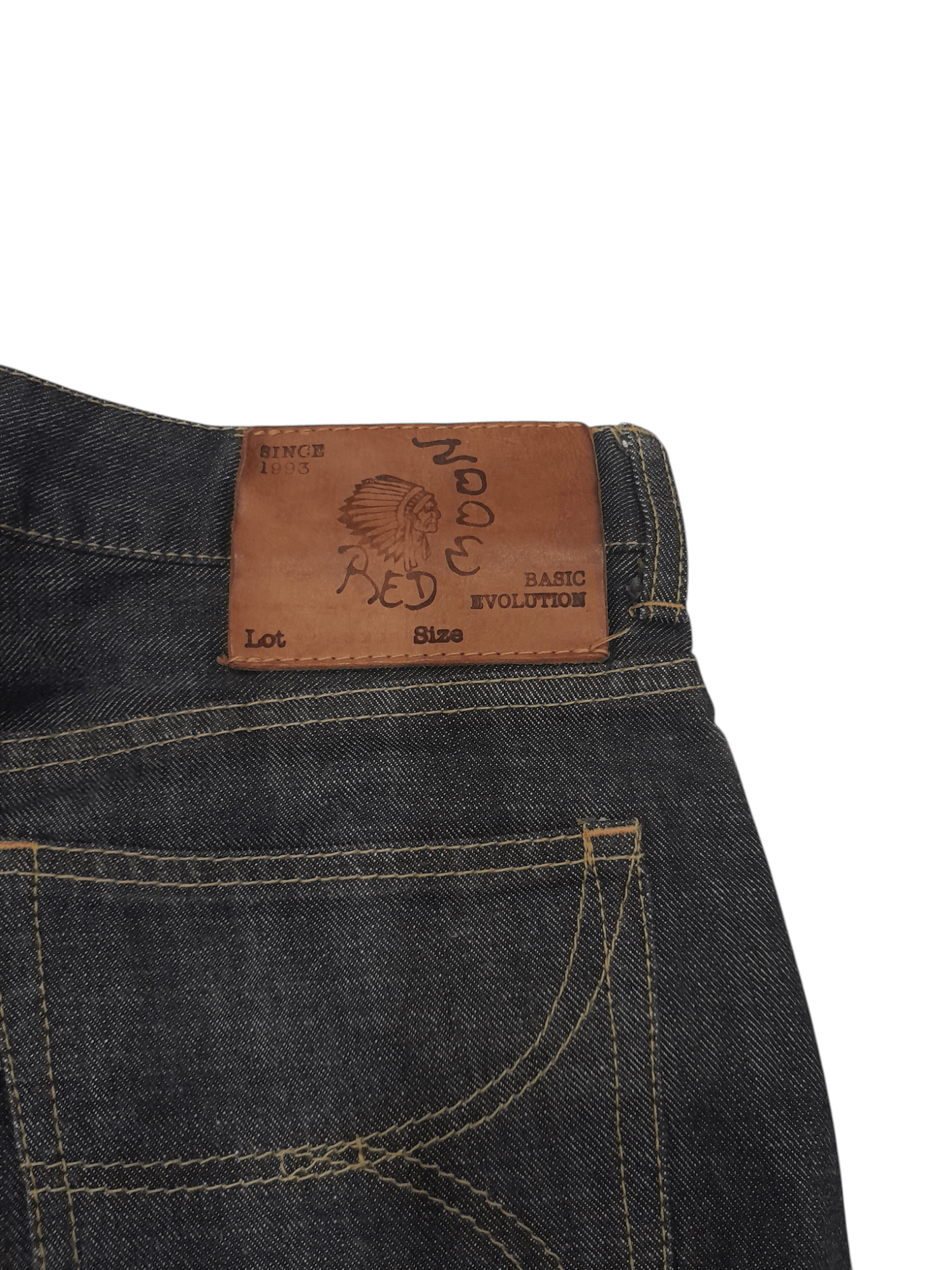 Redmoon Redmoon Japan Flare Denim Leather (F517) Waist 34 Size US 34 / EU 50 - 8 Thumbnail