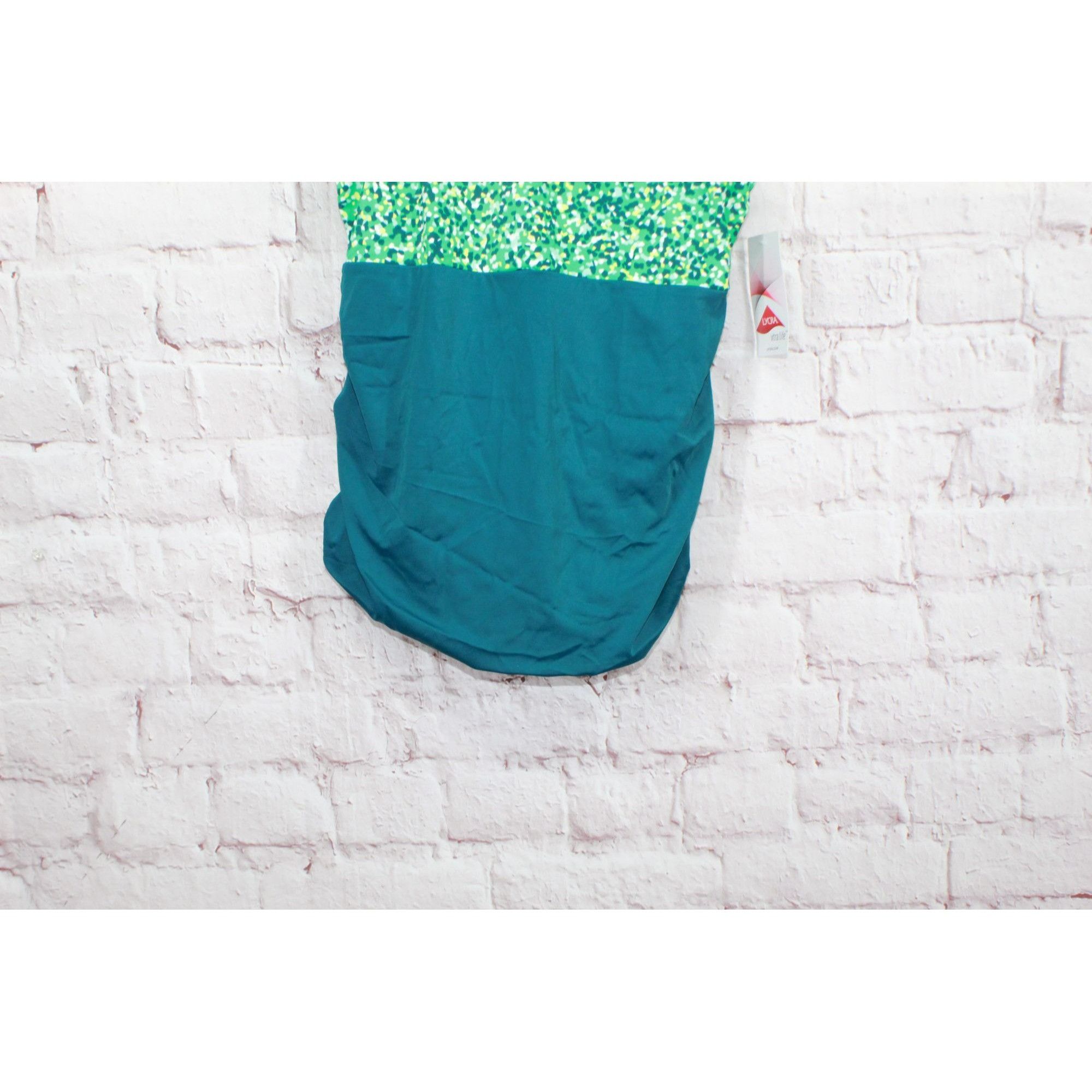 L.L. Bean LL Bean Women’s Side Ruched Tankini Swimsuit Top Size M / US 6-8 / IT 42-44 - 3 Thumbnail