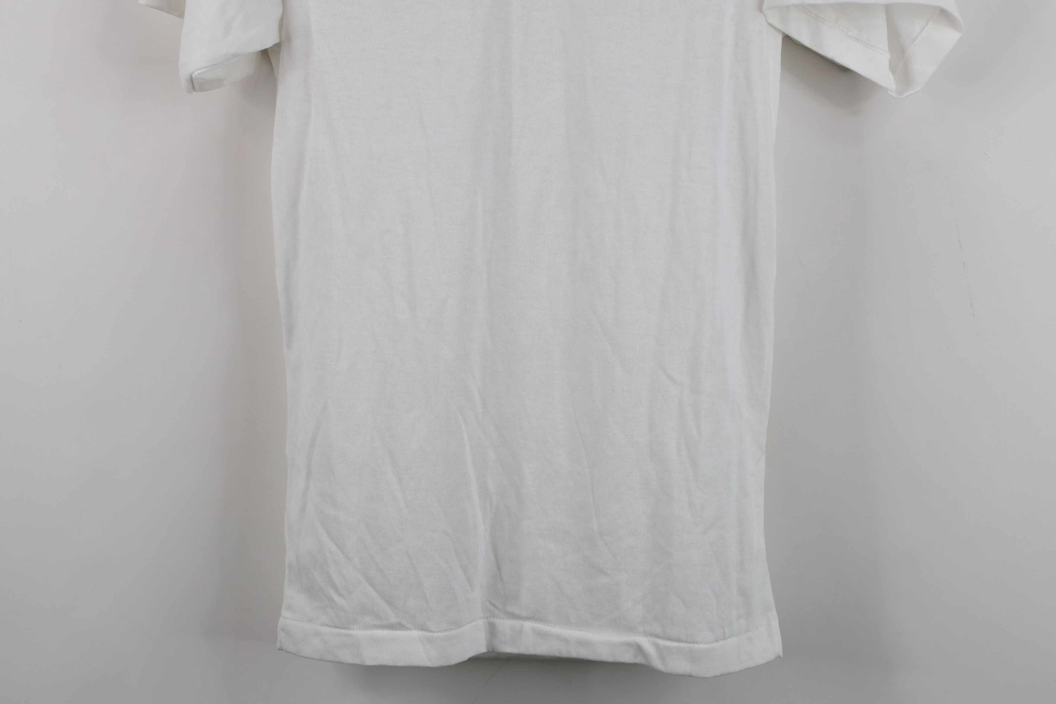 Vintage Deadstock Vintage 80s 90s Bike Henley T-Shirt White USA Size US S / EU 44-46 / 1 - 3 Thumbnail