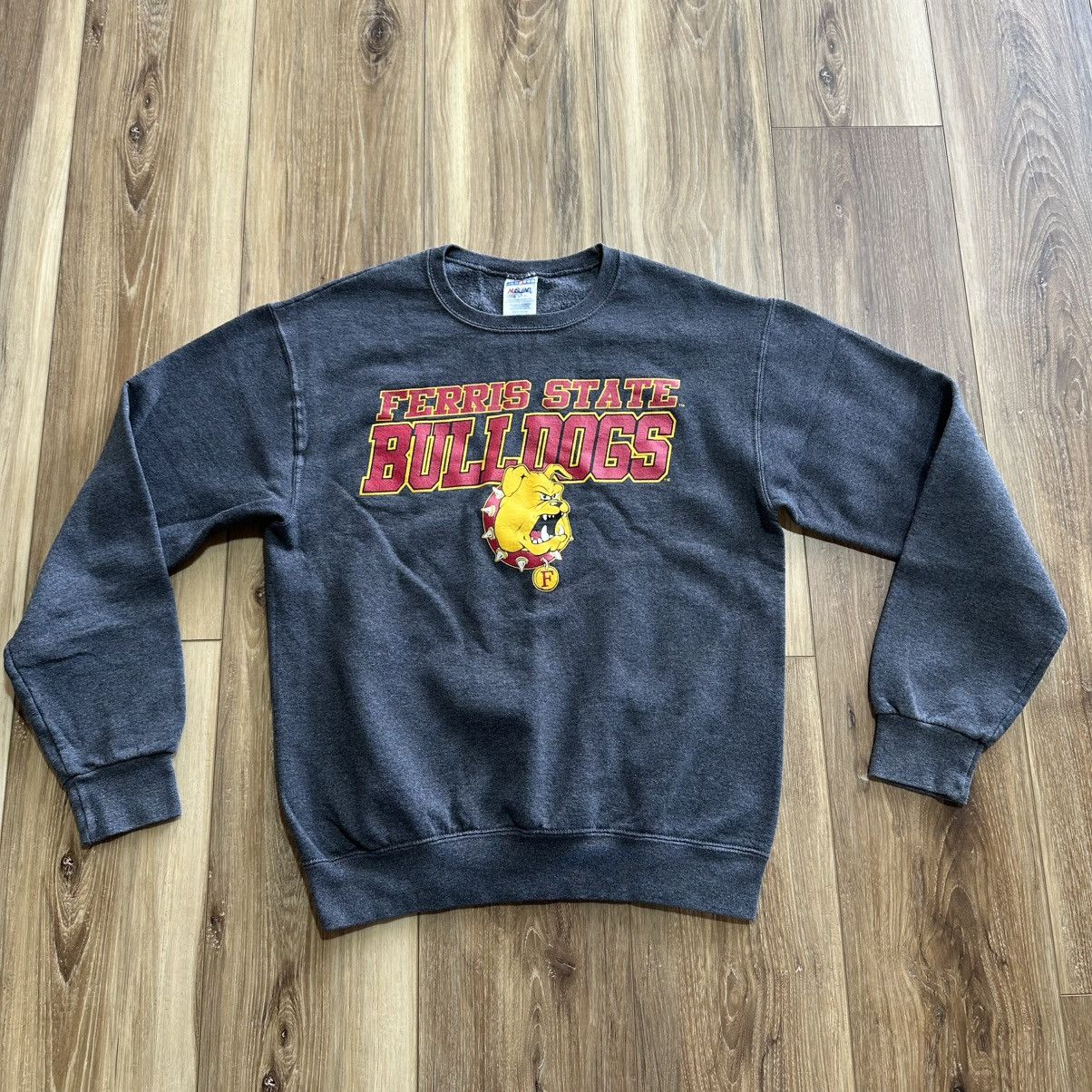 Jerzees Vintage Jerzees Ferris State Bulldogs Crewneck Sweatshirt Size US S / EU 44-46 / 1 - 1 Thumbnail