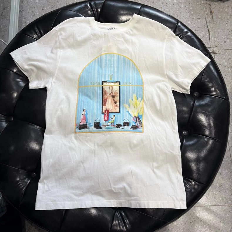 Loewe LOEWE Window printed oil painting short sleeve T-shirt Size US XS / EU 42 / 0 - 1 Thumbnail