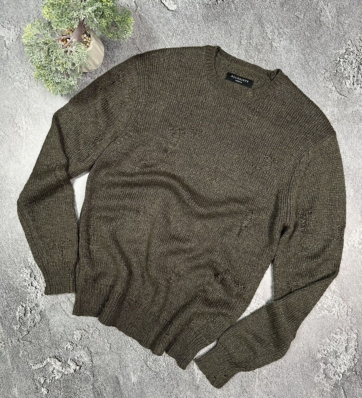 Allsaints AllSaints distressed style sweater Size US M / EU 48-50 / 2 - 1 Thumbnail