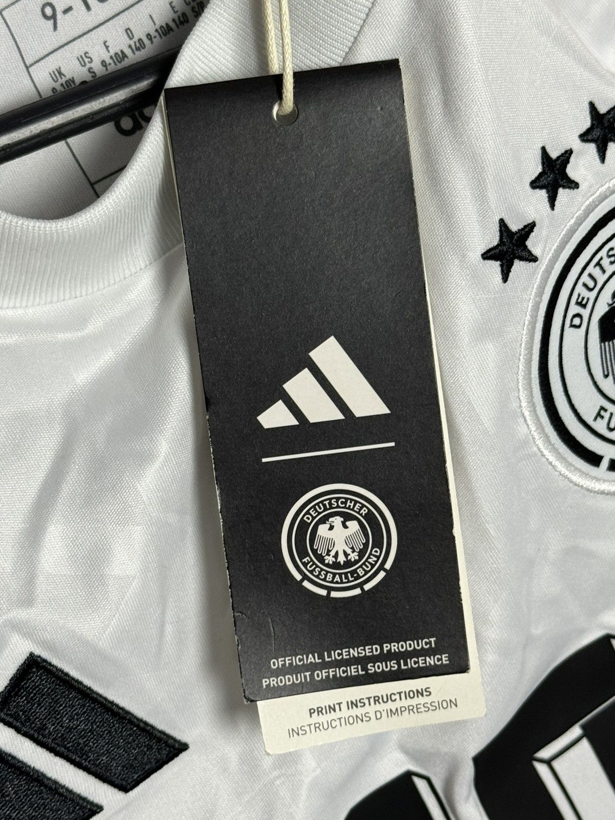 Adidas KIDS New Germany 2024 Home Musiala Football Jersey T-Shirt Size US XS / EU 42 / 0 - 9 Thumbnail