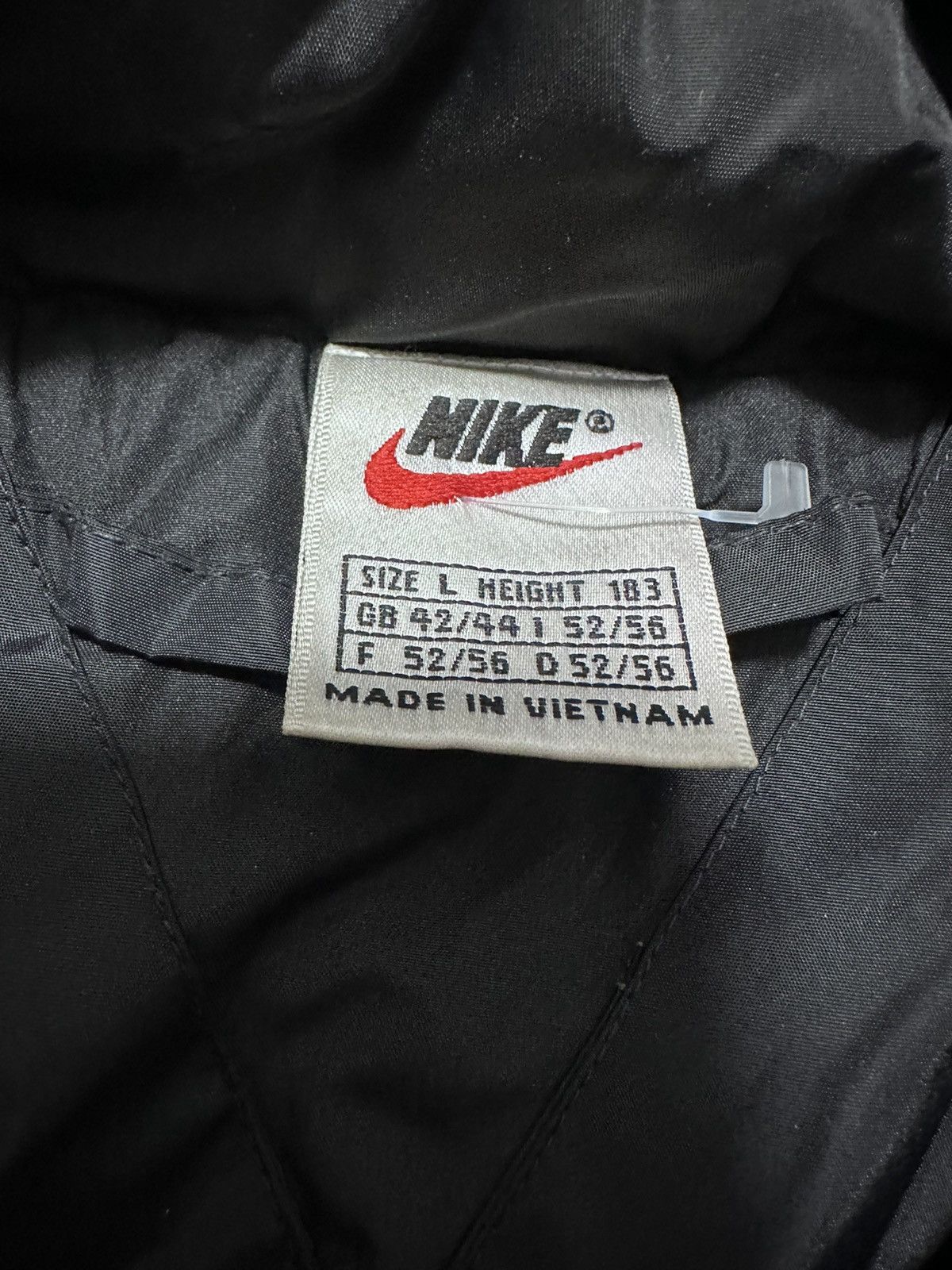 Nike × Vintage Nike Puffer Jacket Duck Down Fill 1990s Vintage Big Logo Size US XL / EU 56 / 4 - 7 Thumbnail