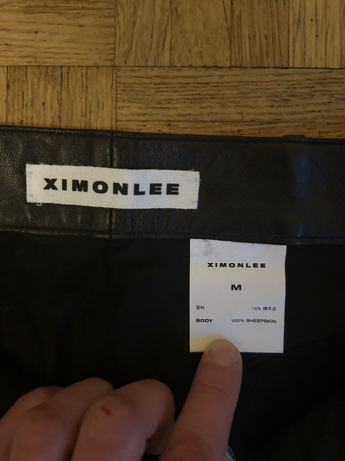 Ximon Lee Ximon Lee Biker Leather Pants. Size US 29 - 3 Thumbnail