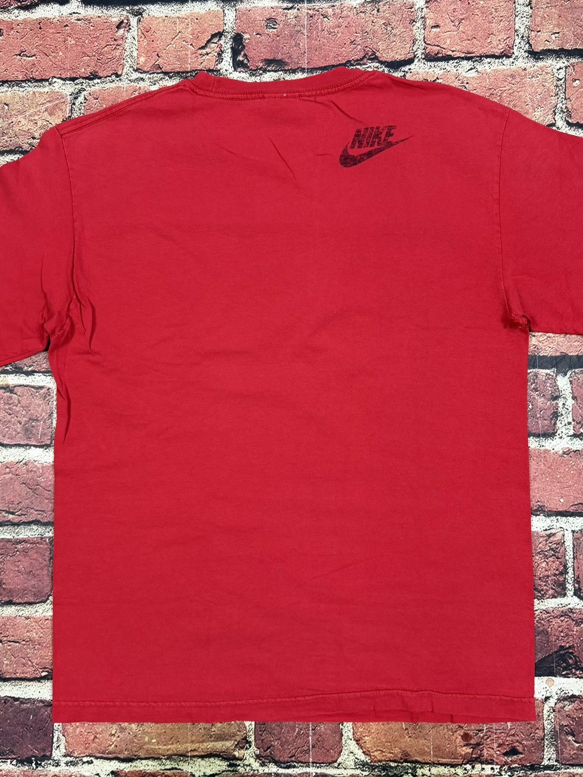 Nike Y2K Vintage Nike Long Sleeve Swoosh Graphic Tee Distressed Size US L / EU 52-54 / 3 - 4 Thumbnail