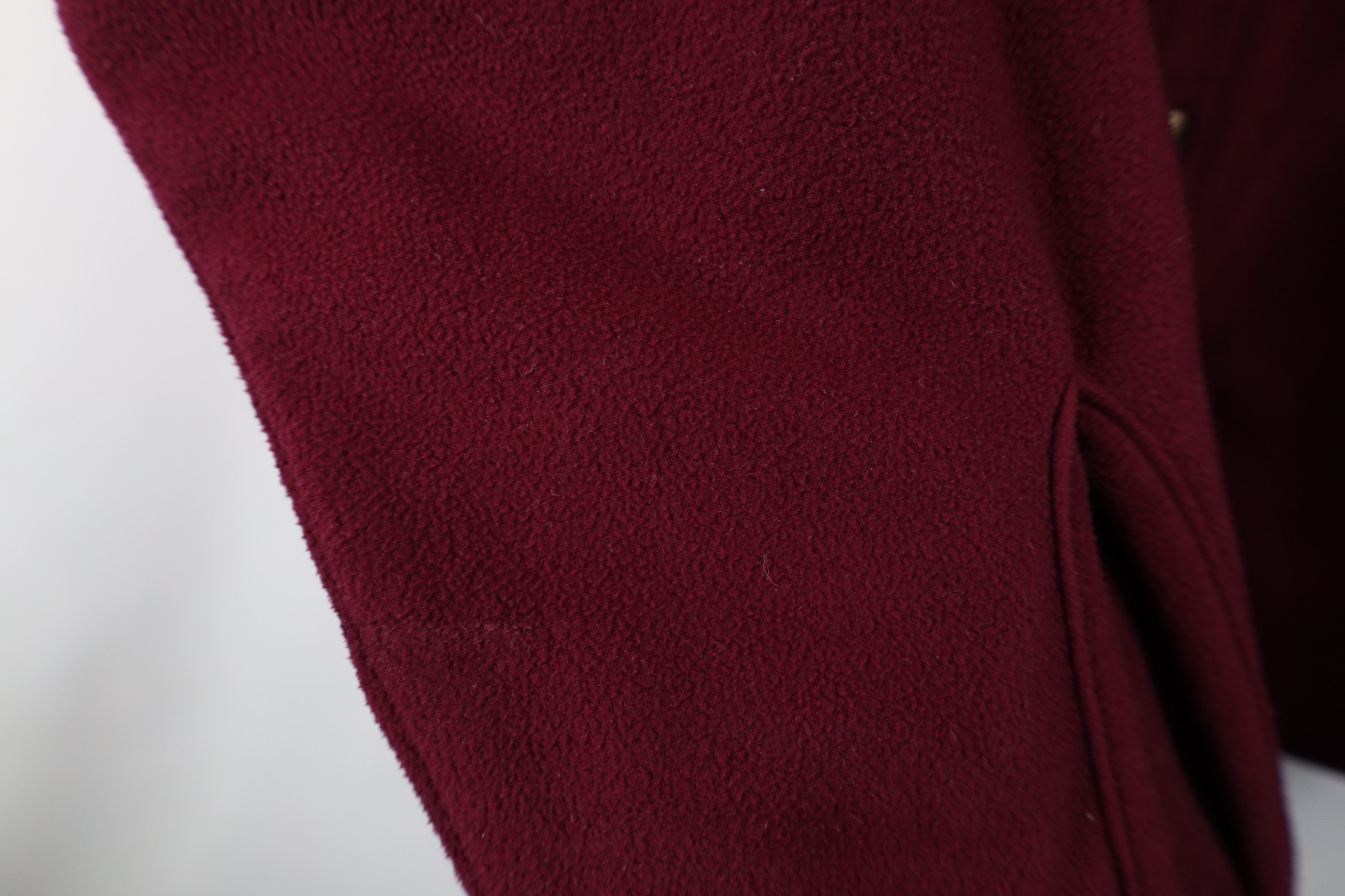Cabelas Vintage 90s Cabelas Pocket Fleece Button Shirt Burgundy Size US XL / EU 56 / 4 - 8 Thumbnail