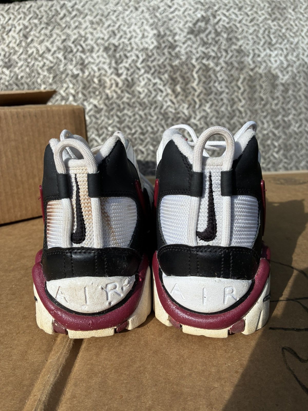 Nike Air Slant Mid White Team Red Athletic Shoes 678010-062