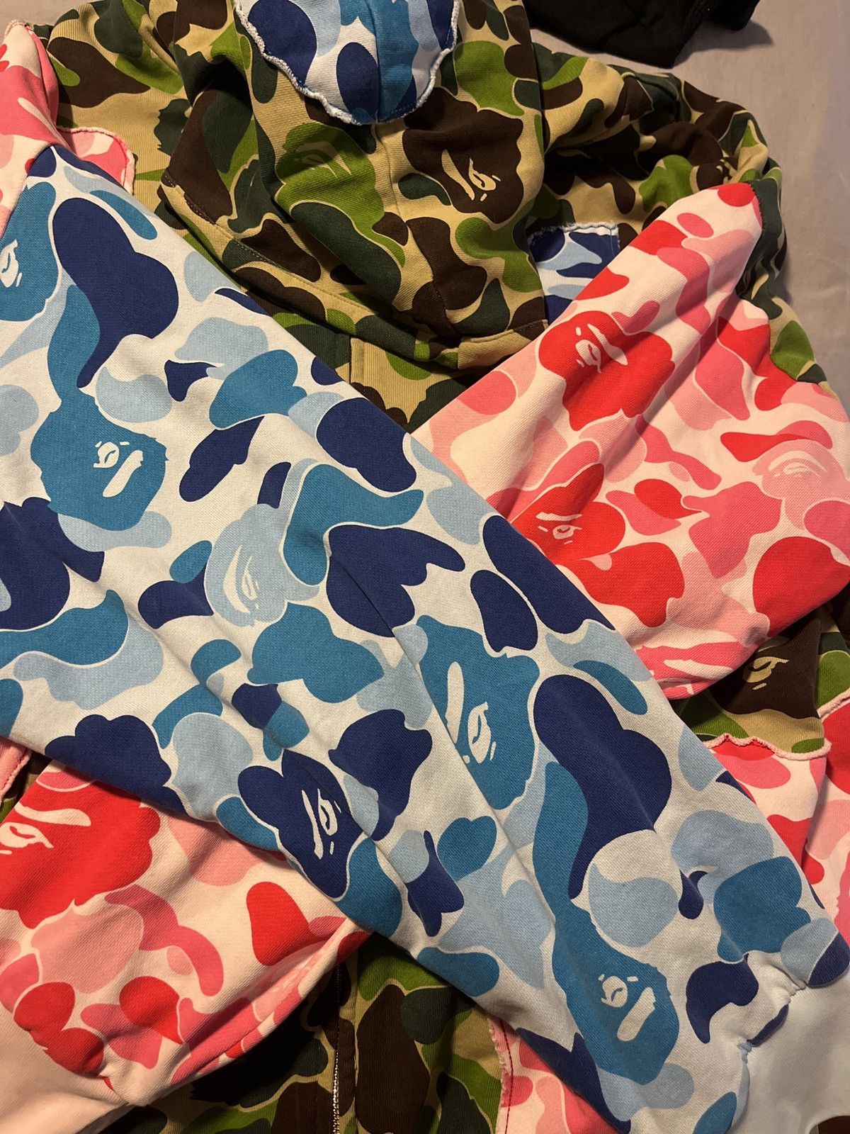 Bape BAPE🦍🪨🔥💨 ABC Camo Patchwork Zipper Hoodie Size US XXL / EU 58 / 5 - 1 Thumbnail