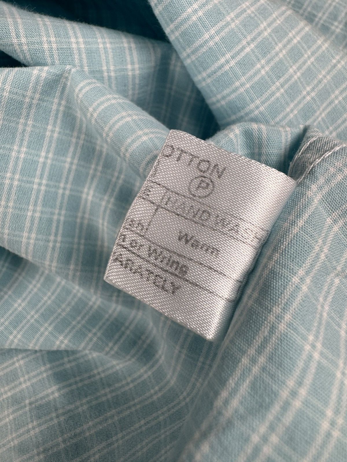 The Kooples Vintage 90s Thomas Burberry baby blue short sleeve shirt Size US M / EU 48-50 / 2 - 15 Thumbnail
