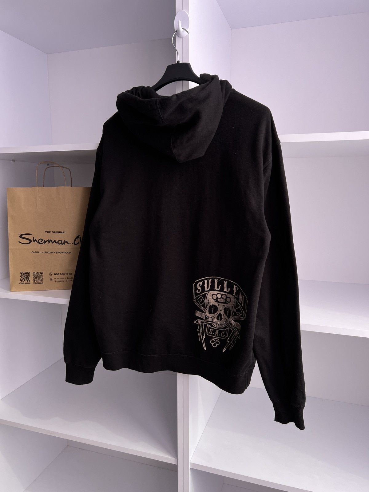 Vintage Vintage Sullen Ed Hardy Style Skull zip sweatshirt Size US L / EU 52-54 / 3 - 10 Thumbnail
