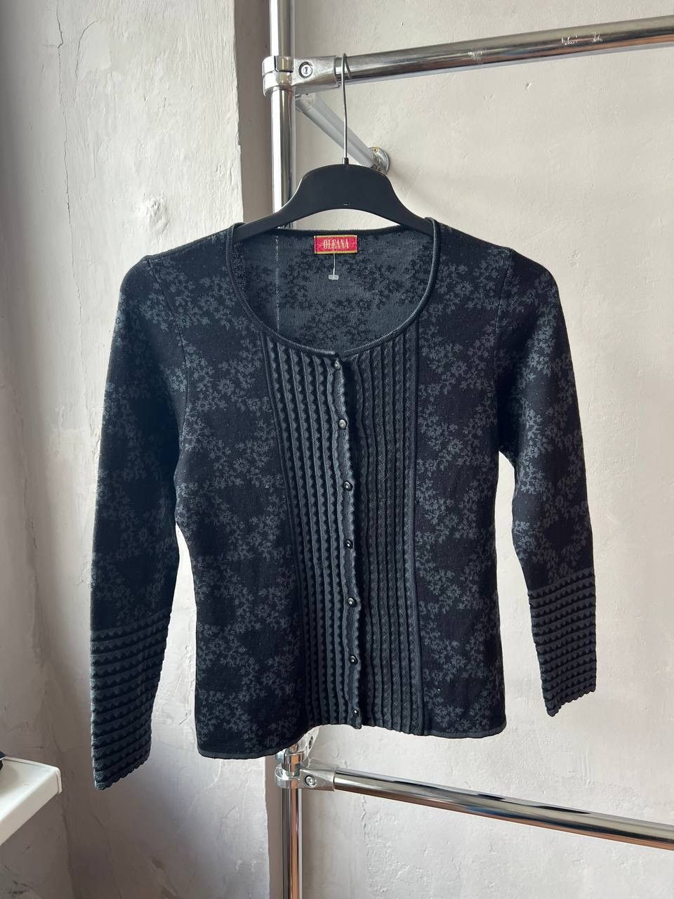Moods of Norway OLEANA CLASSIC NORWAY TRADITION MERINO WOOL CARDIGAN SWEATER Size XS / US 0-2 / IT 36-38 - 3 Thumbnail