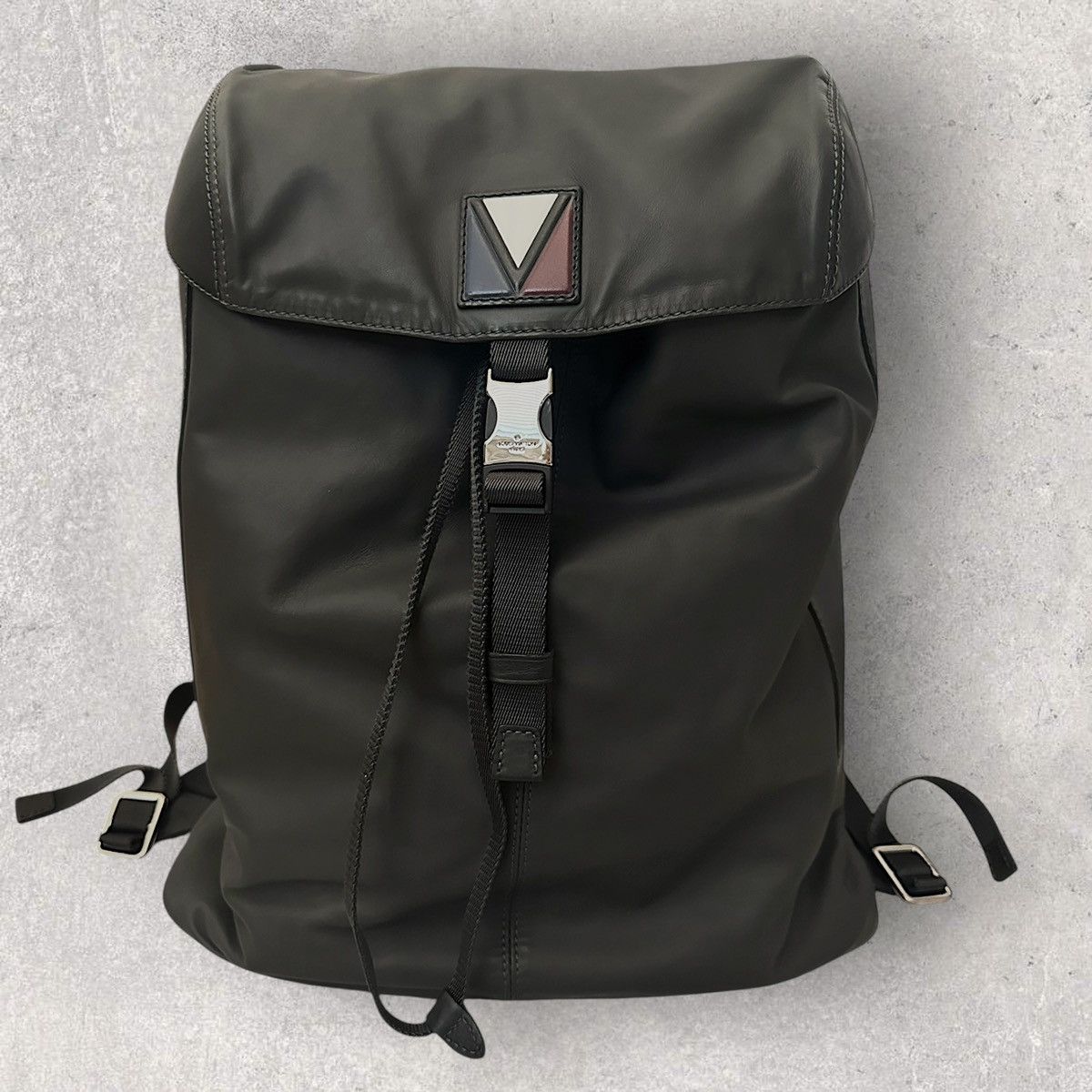 LV Garçon Water Resistant Leather Backpack