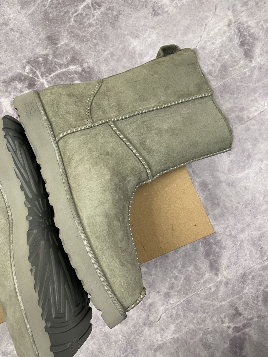 Eckhaus Latta Ugg X Eckhaus Latta Square Toe Grey Suede Boots Size: 38 Size US 8 / IT 38 - 8 Thumbnail