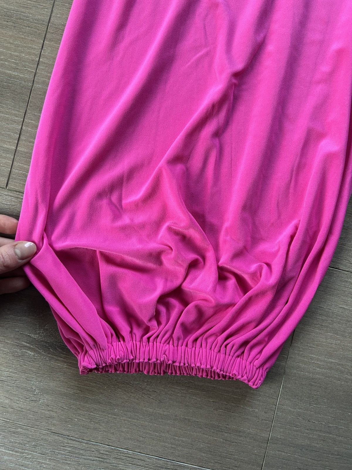 Norma Kamali Norma Kamali pink jumpsuit size L Size 32" / US 10 / IT 46 - 6 Thumbnail